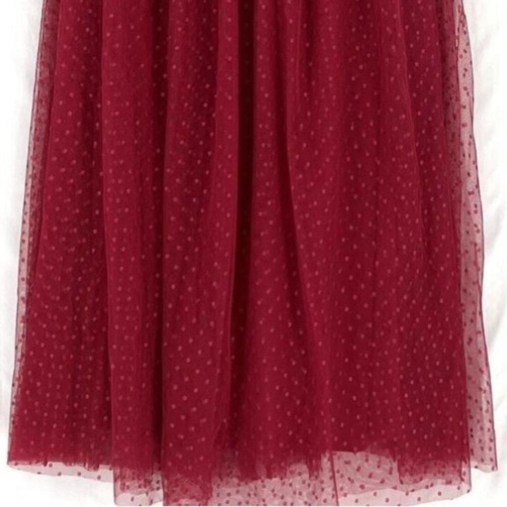 Lulu's Red Strapless Midi Dress - Picture 12 of 15